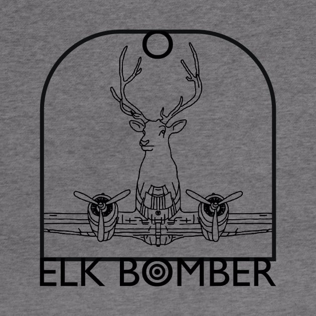 Elk Bomber by Joodls